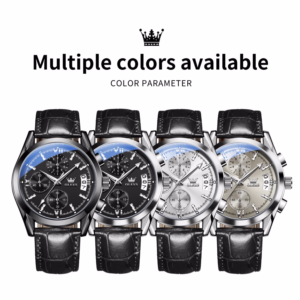 Luxury OLEVS Waterproof Chronograph Men's Watch — image 6