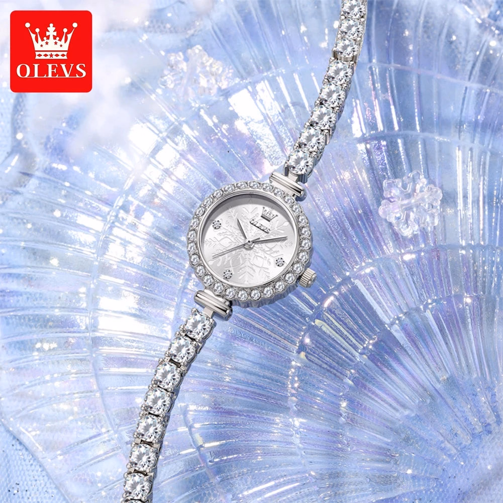 OLEVS Luxury Luminous Diamond Watch For Women — image 2