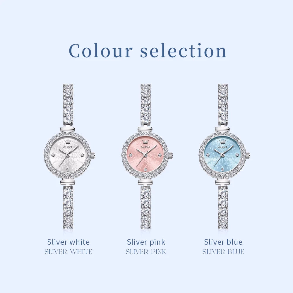 OLEVS Luxury Luminous Diamond Watch For Women — image 5