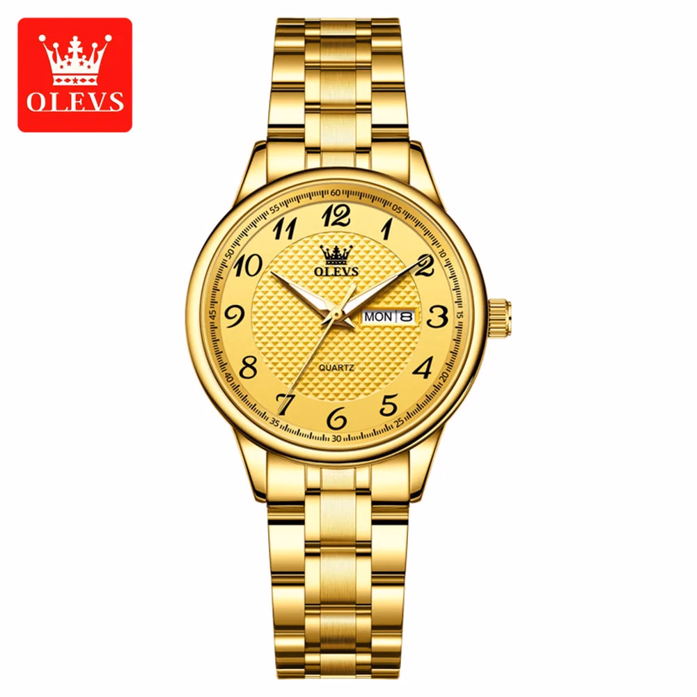 OLEVS Luxury Stainless Steel Quartz Watch — image 12