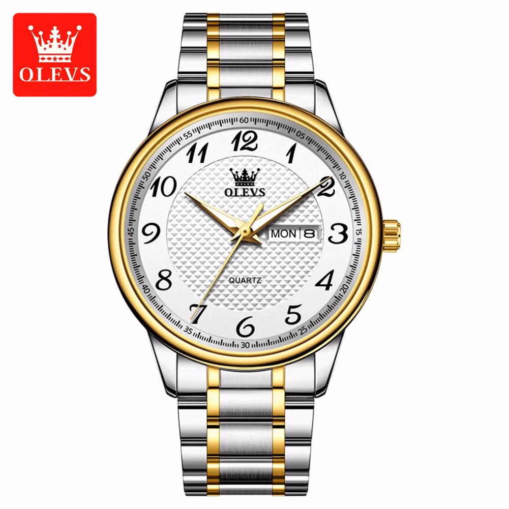 OLEVS 5667 Luxury Men's Stainless Steel Watch — image 11