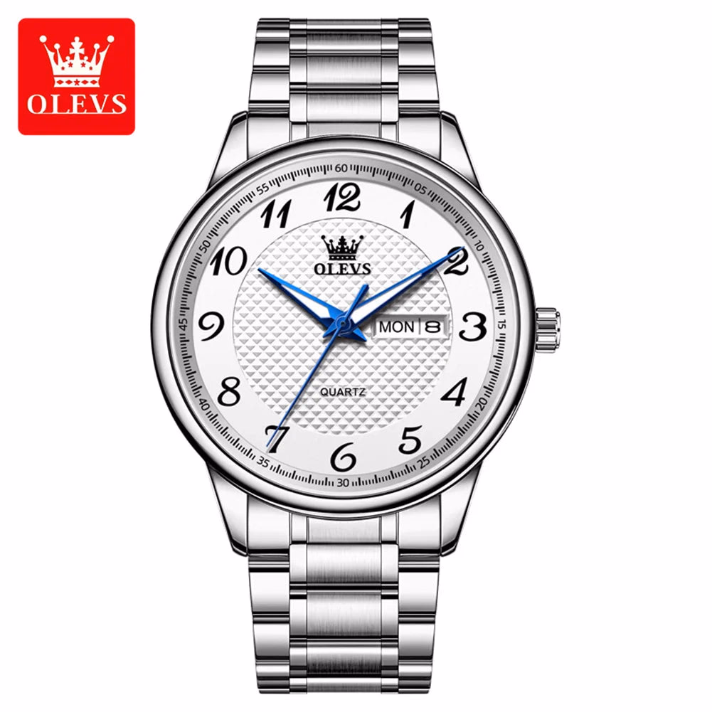 OLEVS 5667 Luxury Men's Stainless Steel Watch — image 7