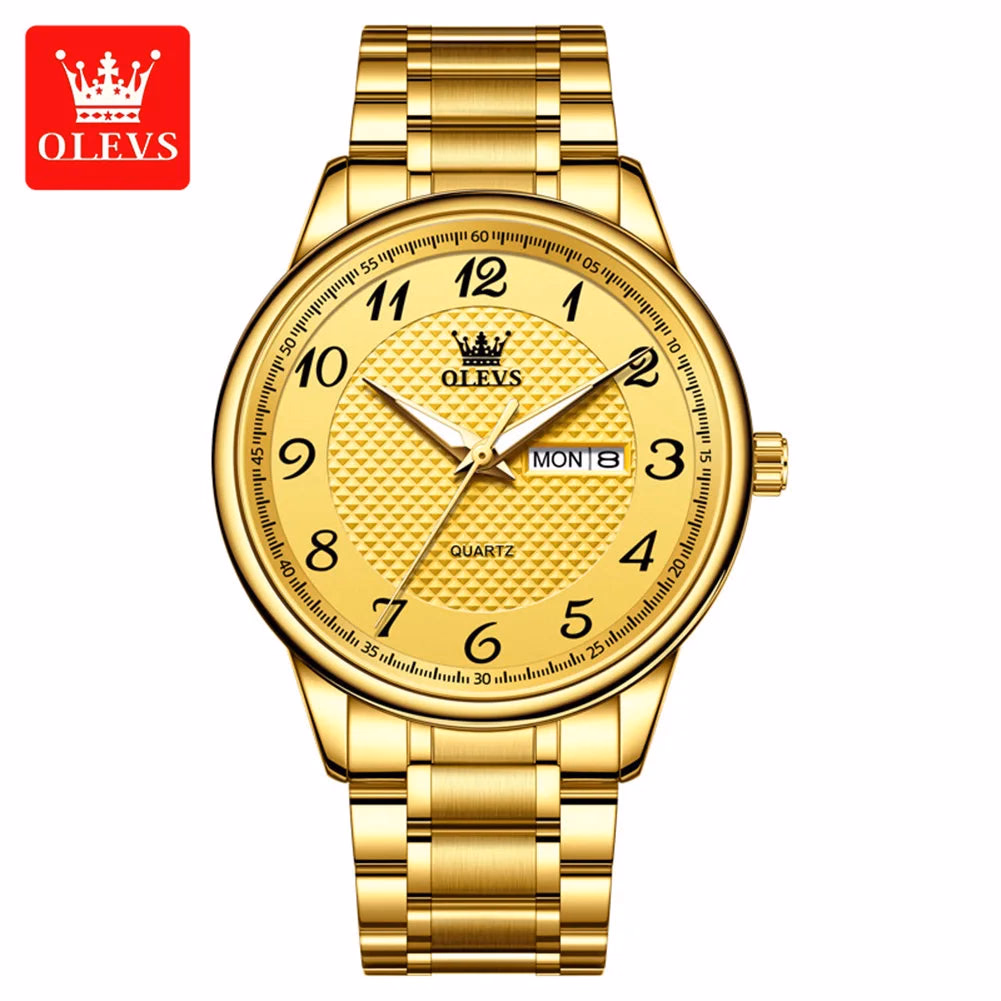 OLEVS 5667 Luxury Men's Stainless Steel Watch — image 9