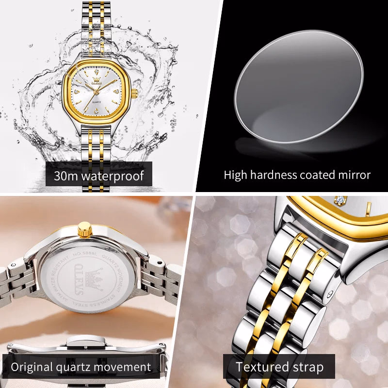 OLEVS 5888 Luxury Women's Stainless Steel Watch — image 6