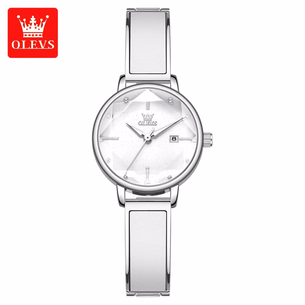 OLEVS Luxury Ladies Diamond Stainless Steel Watch — image 7