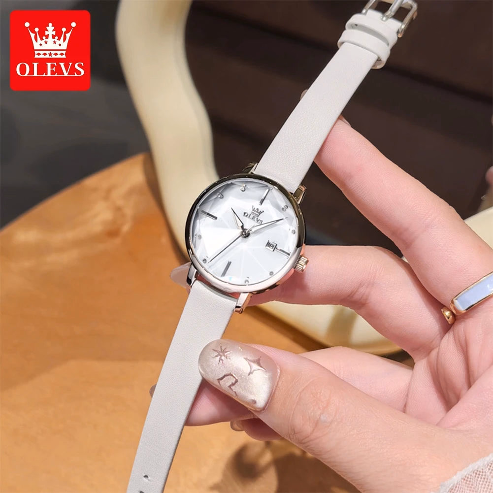 OLEVS Luxury Ladies Diamond Stainless Steel Watch — image 2