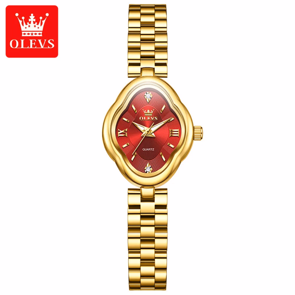 OLEVS Luxury Diamond Stainless Steel Women's Watch — image 8