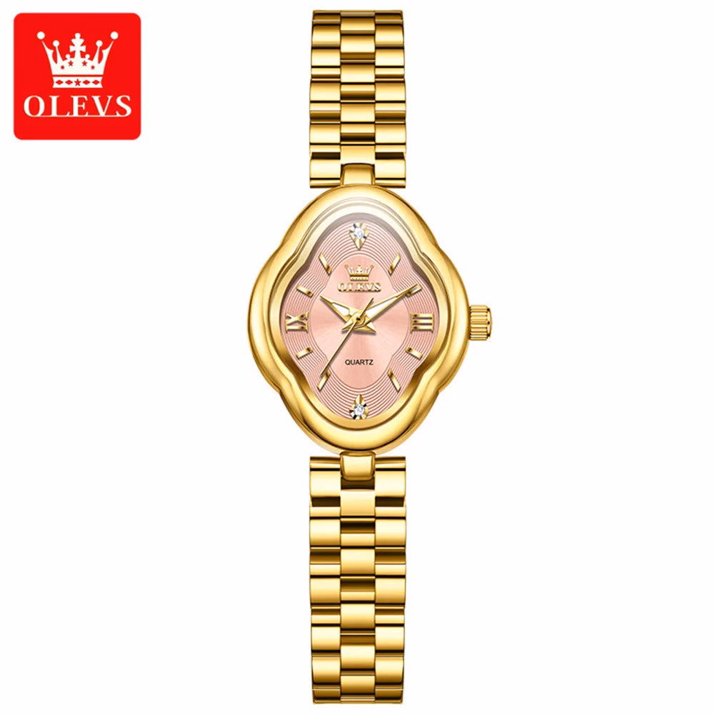 OLEVS Luxury Diamond Stainless Steel Women's Watch — image 10