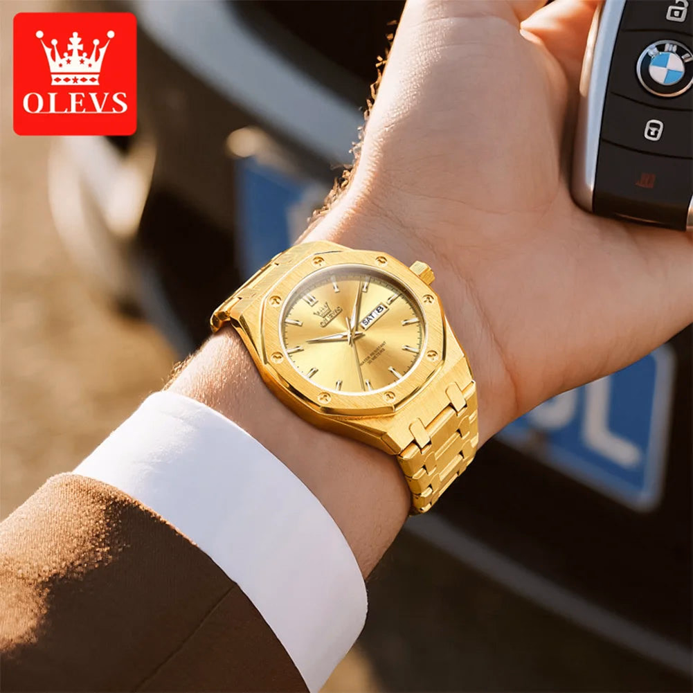 OLEVS Luxury Waterproof Quartz Watch — image 3
