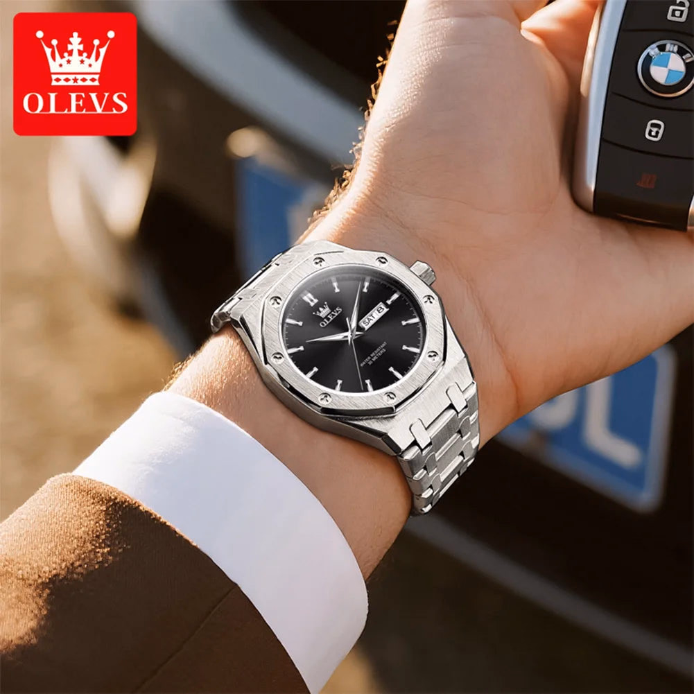 OLEVS Luxury Waterproof Quartz Watch — image 2
