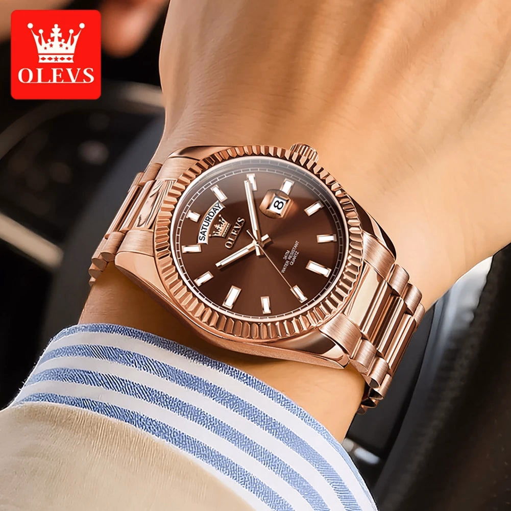 OLEVS Luxury Men's Quartz Watch — image 4