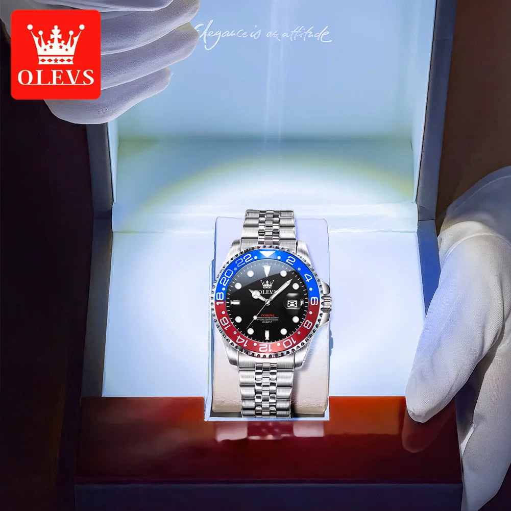 OLEVS Luxury Waterproof Quartz Sports Watch — image 4