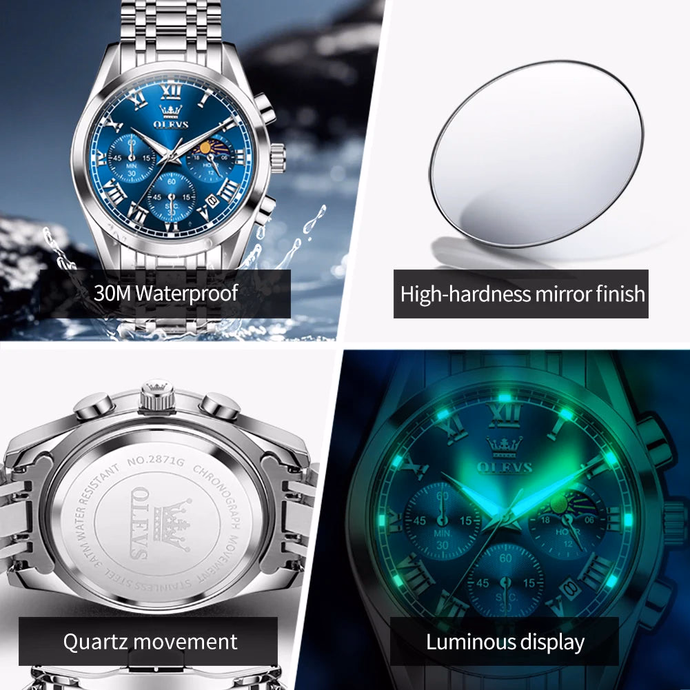 Luxury Men's Luminous Quartz Watch — image 5