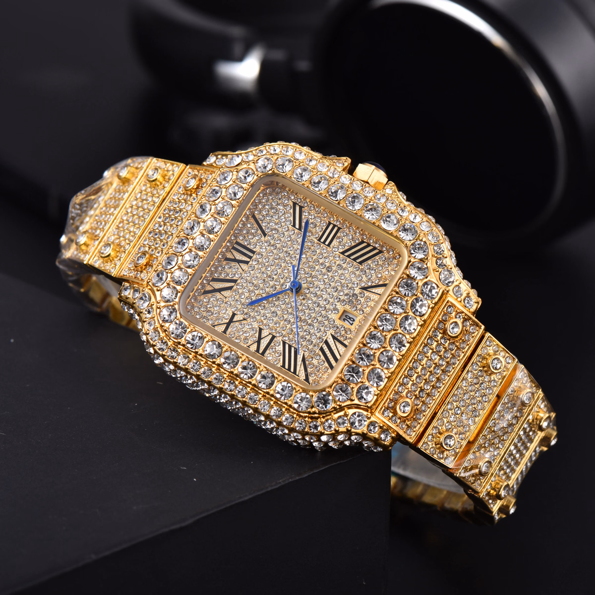 Luxury Square Diamond Watches for Men — image 10
