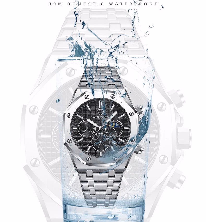 Luxury Waterproof Quartz Watch — image 4