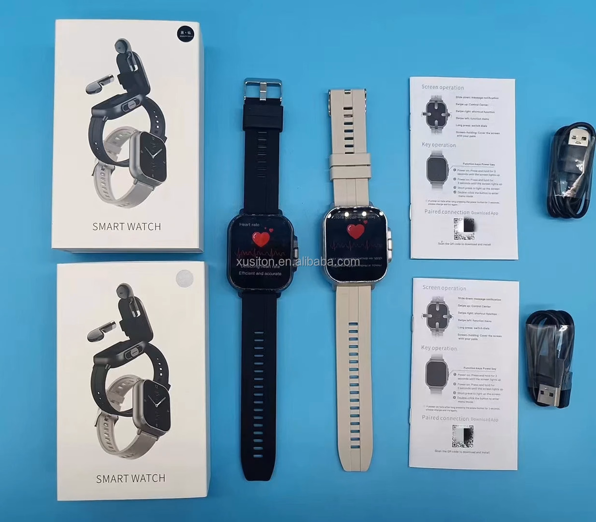 Smart Watch D8E with Earbuds & Heart Rate Monitor — image 6