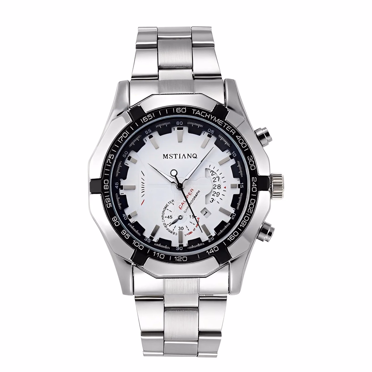 Elegant Men's Stainless Steel Quartz Watch — image 8