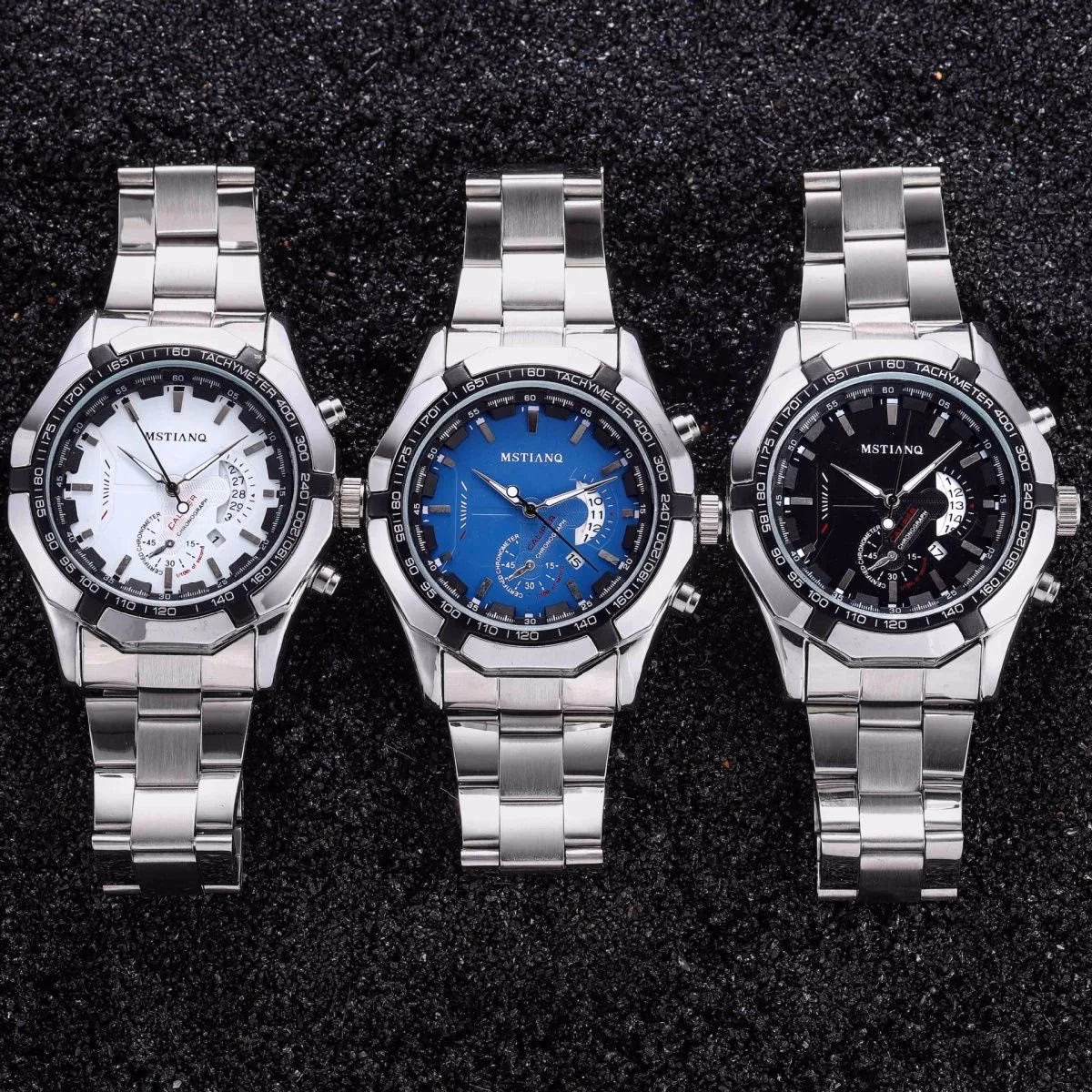 Elegant Men's Stainless Steel Quartz Watch — image 5