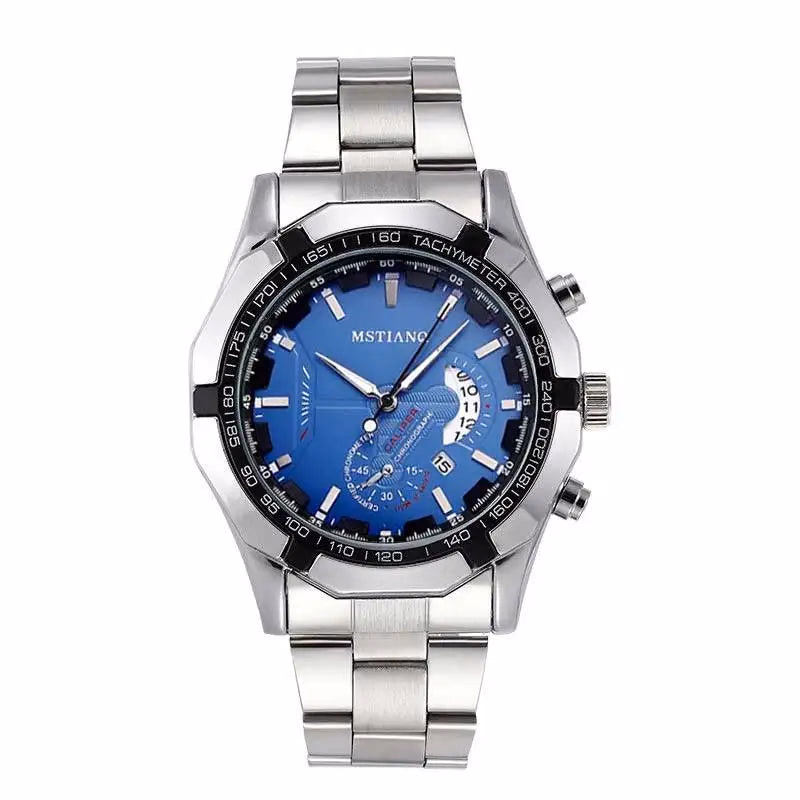 Elegant Men's Stainless Steel Quartz Watch — image 12