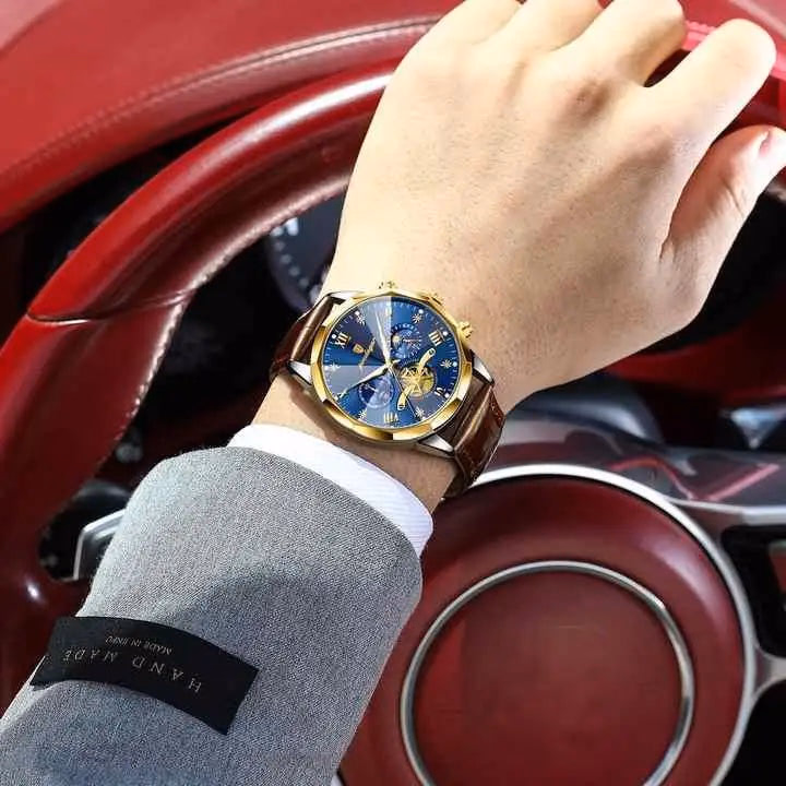 POEDAGAR Multi-Function Waterproof Quartz Watch — image 2