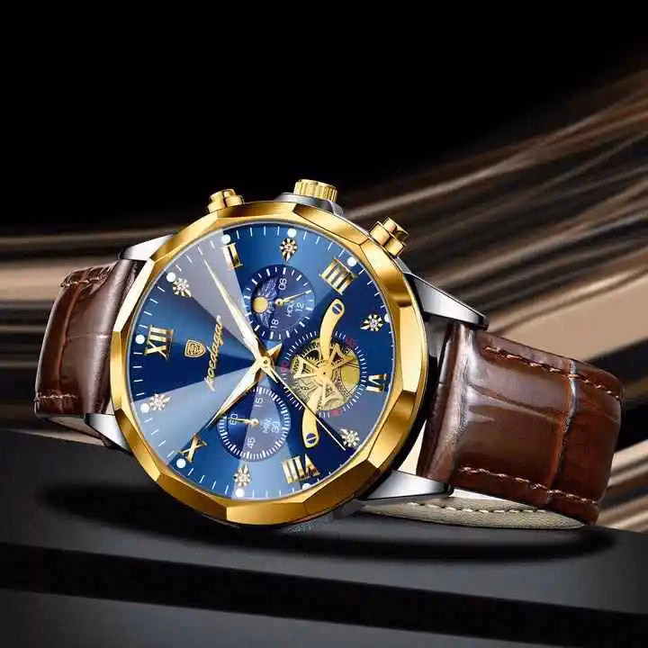 POEDAGAR Multi-Function Waterproof Quartz Watch — image 3