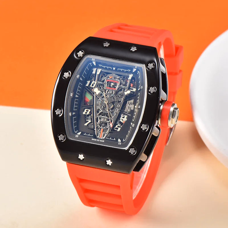 Luxury Men's Hollow Out Quartz Sport Watch — image 9