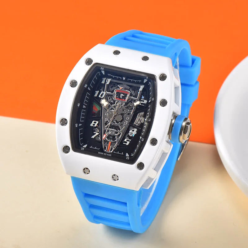 Luxury Men's Hollow Out Quartz Sport Watch — image 8