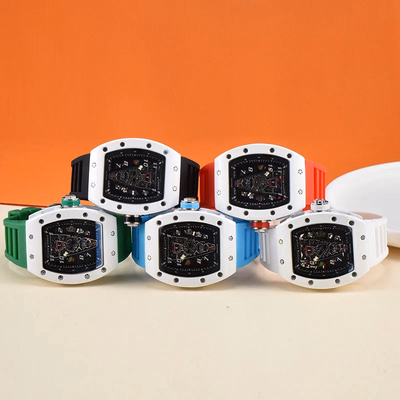 Luxury Men's Hollow Out Quartz Sport Watch — image 6