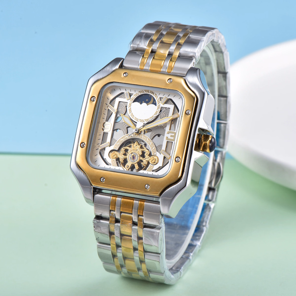 Men's Luxury Mechanical Square Watch — image 3