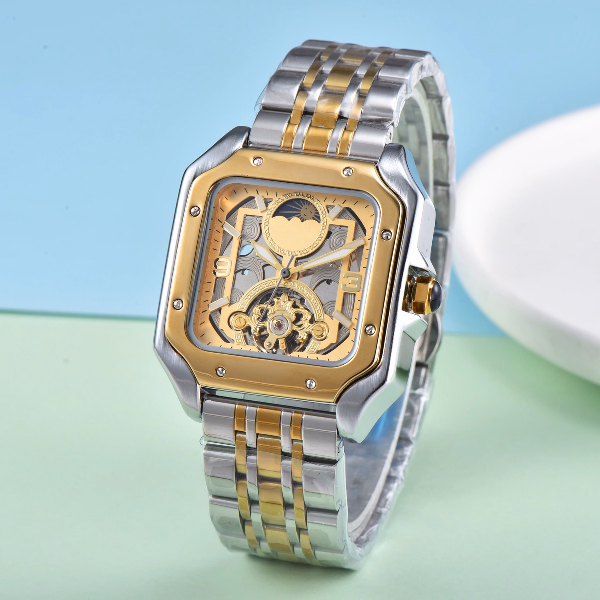 Men's Luxury Mechanical Square Watch — image 4