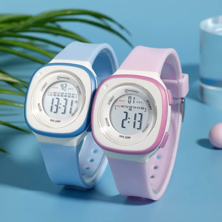 Stylish Digital Watches for Girls - Square Design — image 7