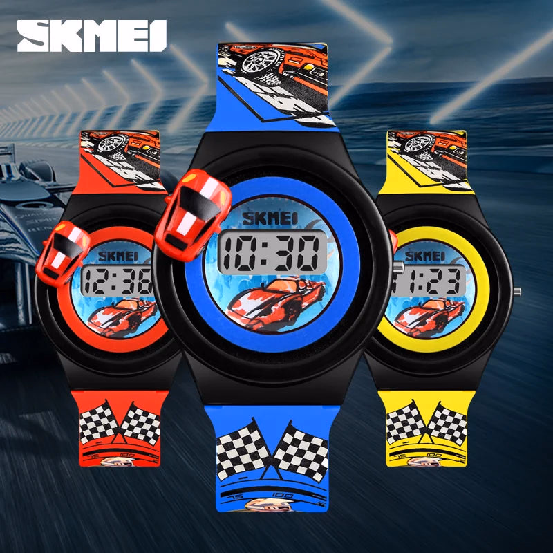 SKMEI Cartoon Car Kids' Digital Watch — image 6