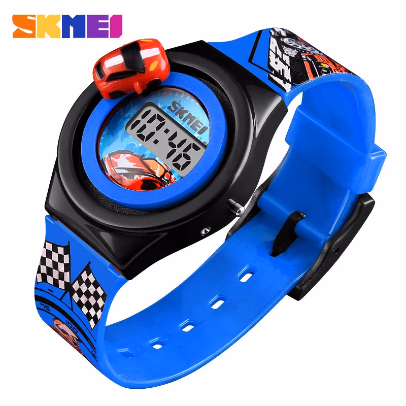 SKMEI Cartoon Car Kids' Digital Watch — image 2