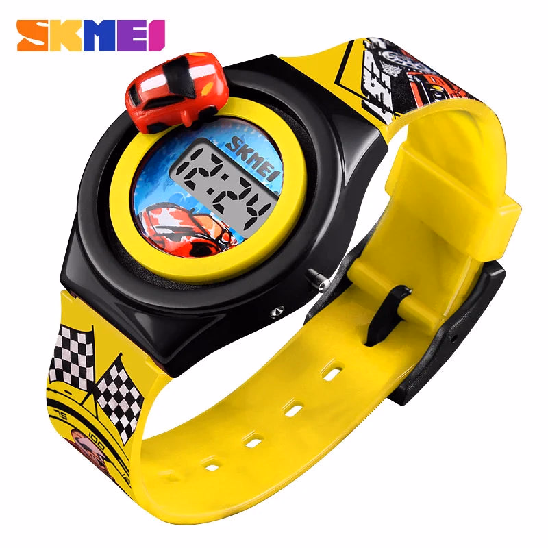 SKMEI Cartoon Car Kids' Digital Watch — image 3