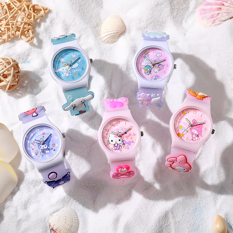 Cartoon Sanrio Kids Quartz Watch - 35mm Silicone Strap — image 2