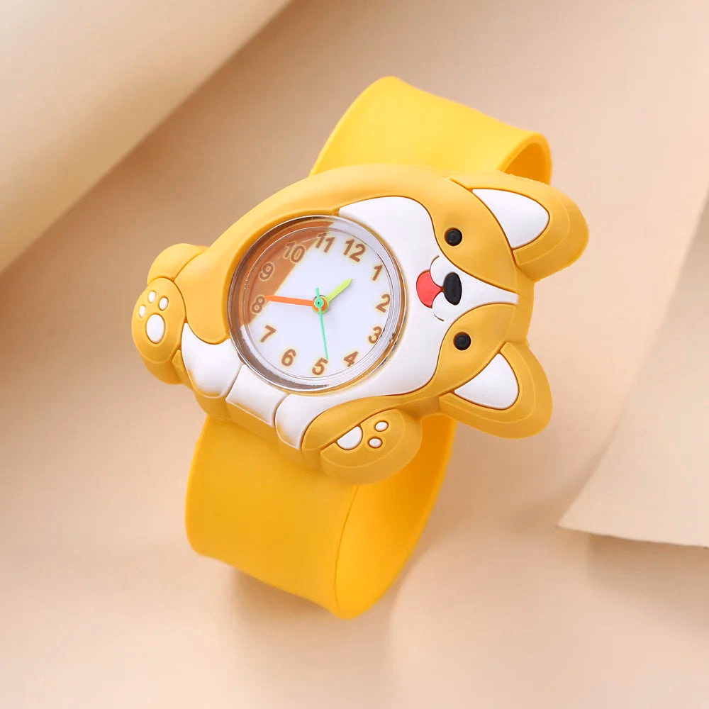 3D Animal Cartoon Silicone Kids Quartz Watch — image 12