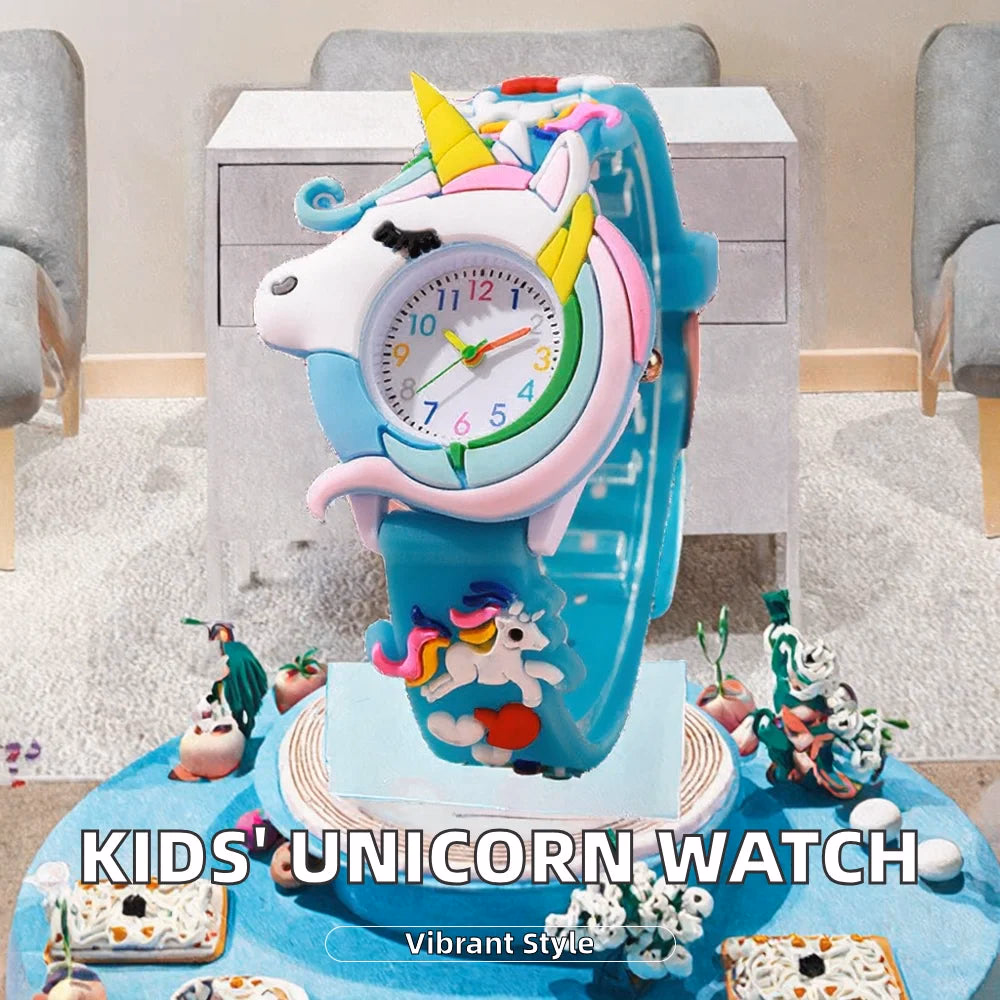 Charming Rainbow Unicorn Kids Quartz Watch — image 2