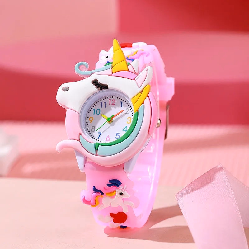 Charming Rainbow Unicorn Kids Quartz Watch — image 3
