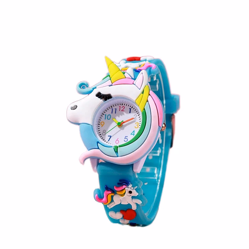 Charming Rainbow Unicorn Kids Quartz Watch