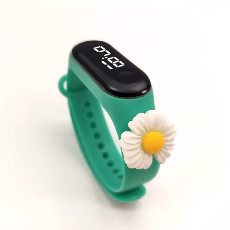 Kids' Waterproof LED Touch Screen Sports Watch