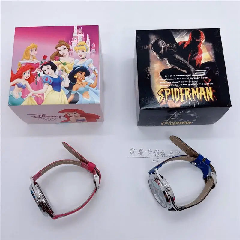 Kids Cartoon Quartz Watch with Leather Band — image 3