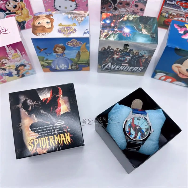 Kids Cartoon Quartz Watch with Leather Band — image 4