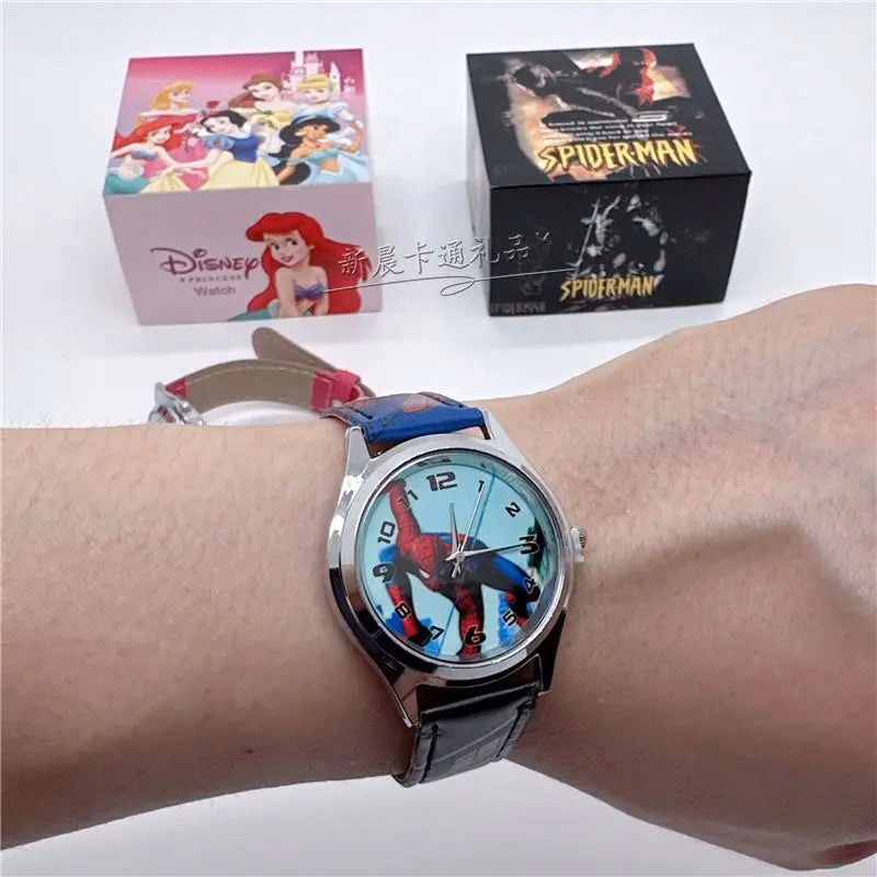 Kids Cartoon Quartz Watch with Leather Band — image 5