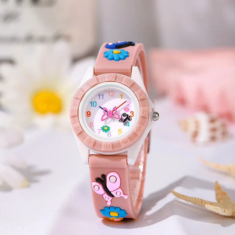 Charming Kids' Quartz Watch with Butterfly Design — image 13