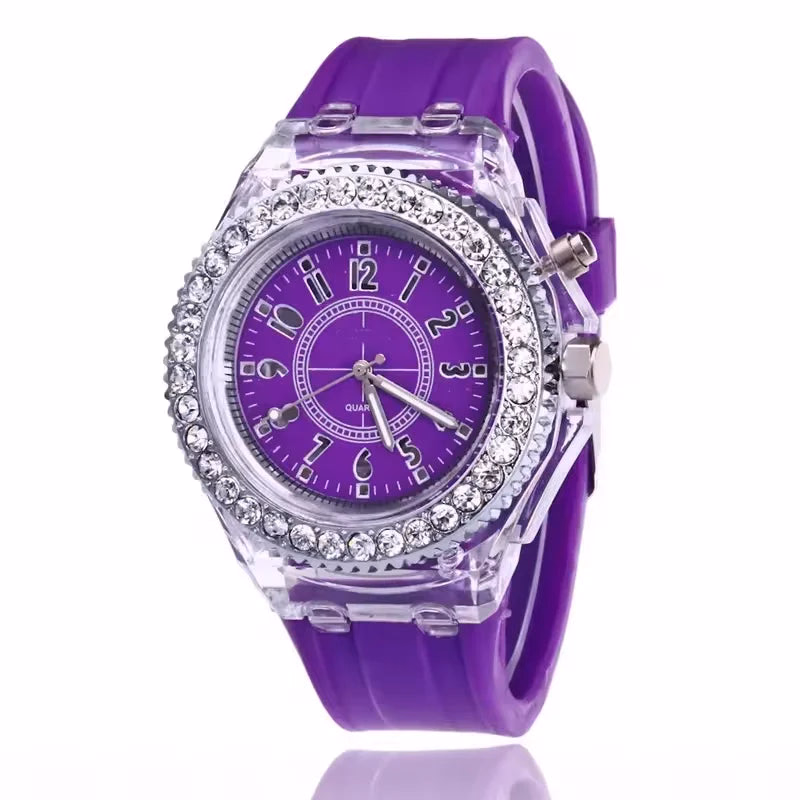 Trendy Fluorescent Couple Sport Watches — image 5