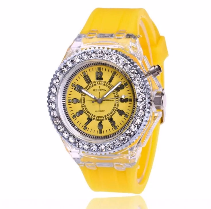 Trendy Fluorescent Couple Sport Watches — image 11