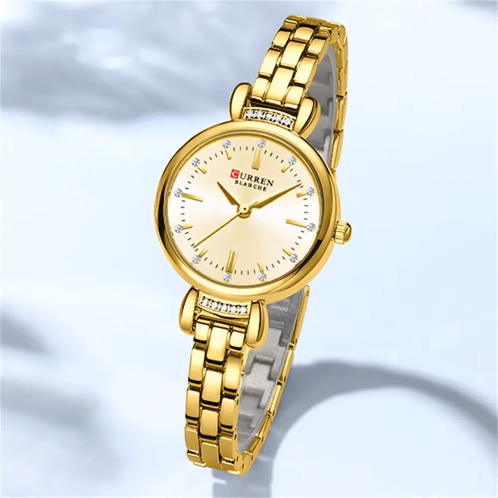 CURREN 9098 Gold Women's Waterproof Quartz Watch — image 4