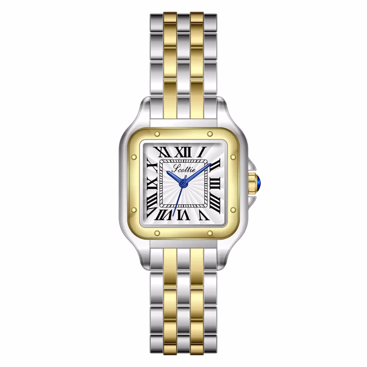 Scottie 9100 Luxury Women's Quartz Watch - Gold — image 9