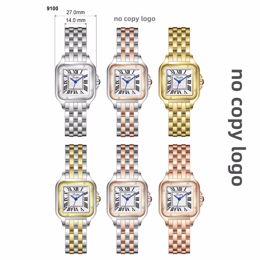 Scottie 9100 Luxury Women's Quartz Watch - Gold — image 6