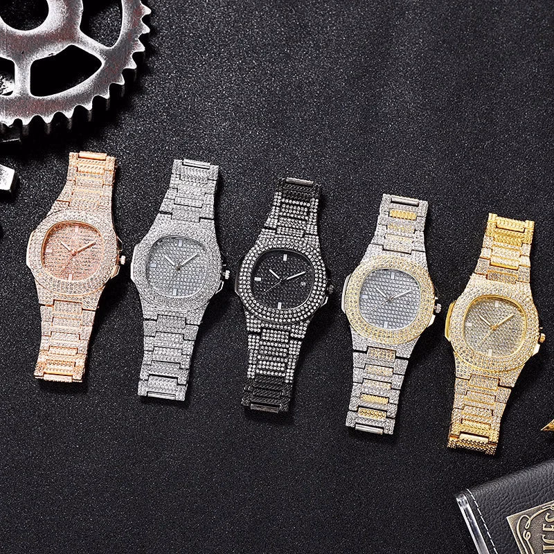 Ginky Star Luxury Rhinestone Quartz Watch
